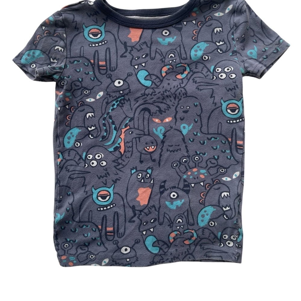 Fish Stix Monster Print Kids Shirt